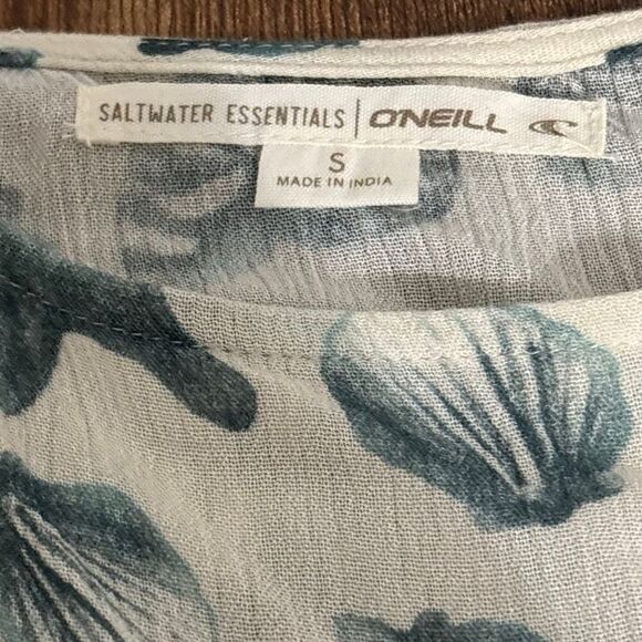 NWT ONeill Rilee Saltwater Essential printed dress beach/starfish/shell cover S - Picture 10 of 12